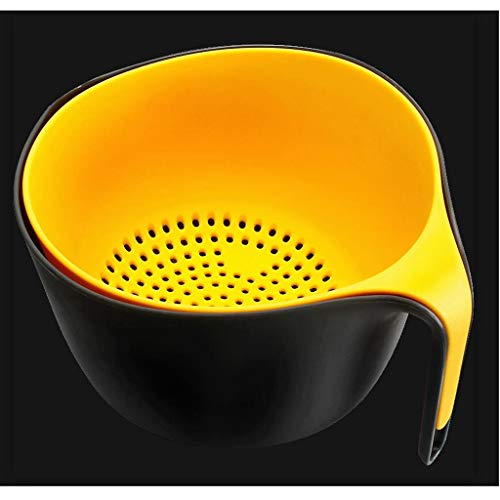 Preisvergleich Produktbild FKYGDQ Doppelabfluss-Küchenspüle / Plastikwaschfruchtreisschüssel / Küchenhaushaltsfruchtplatte Obstteller