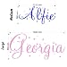 Personalised Name With Stars - Wall Decal Art Sticker playroom bedroom nursery (Large)