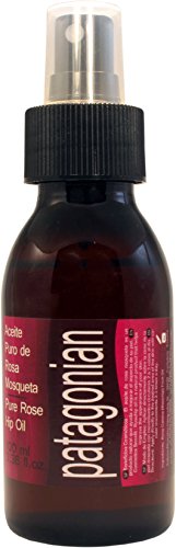 Aceite de Rosa Mosqueta Puro Chileno Patagonian Con doble sistema de aplicadores. Botella extra grande de 100ml. Alto contenido de vitaminas A y E y Omega 3, 6 y 9.