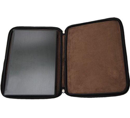 mySTid Laptophülle Amadeus für Laptops bis 11.6″ (30 cm) – Braun Ekoleder - 3