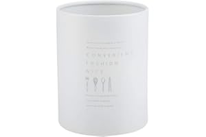 CAREDY Portautensili in acciaio inossidabile, organizzatore di utensili da cucina in stile nord europeo Organizzatore di utensili per la casa per bacchette, forchetta, cucchiaio, ecc(bianca)