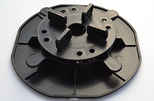 Preisvergleich Produktbild Stelzlager / Plattenlager / Terrassenlager / Verlegehilfe / Abstandhalter für WPC, BPC, Holz, Keramik, Fliesen, Beton, höhenverstellbar 30-45mm (50)