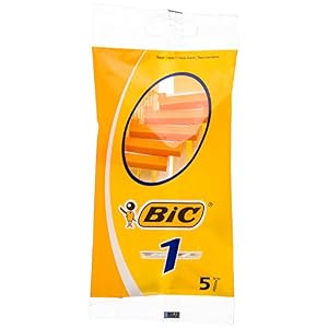 Original BIC 1 Disposable Razor Blade Pack of 5 Razors for Both MEN/WOMEN - Image 2