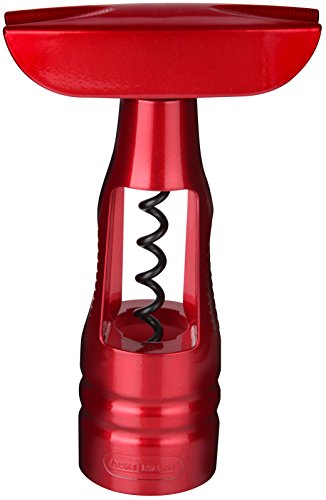 Fackelmann 49727 49727-SACACORCHOS SIN Fin Grandcru, Rojo Metalizado, Centimeters