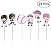 Produktbild BESTONZON 24pcs Baseball Kuchen Topper Muster Cupcake Dekore Geburtstag Hochzeit Party Supplies