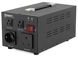 Bronson++ AVT 2000 - 110 Volt Transformator Spannungswandler USA Converter - 2000 Watt - Step Up / Step Down Automatikbetrieb Ringkerntransformator - Bronson 110V 2000W