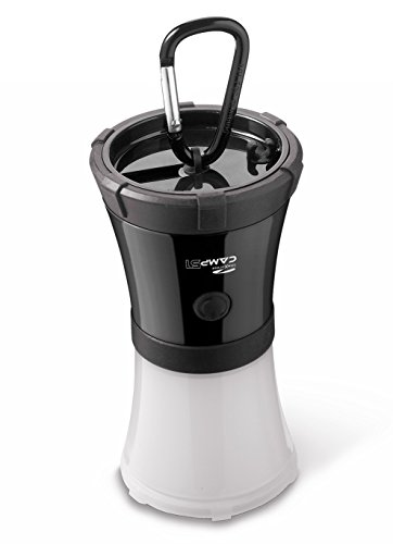 LiteXpress CAMP 51 Camping Laterne, schwimmfähig und wasserdicht bis 1 m IPX7, 1 Nichia Hochleistungs-LED, bis zu 200 Lumen ANSI FL1, Kunststoffgehäuse, schwarz LXL911001B - 4