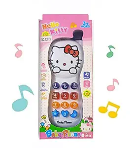 Rishi Quality Presents Musical Telephone Toy. Calling Toy Phone for Kids. Best Diwali Gift, Birthday Return Gift. ( Colour May Vary )