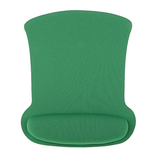 Generic Ergonomisches Design Mausmatte mit Mausunterlage Handauflage aus Gimmi Bequeme – Grün - 2