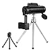 Produktbild Altsommer HD Monokular Teleskop, HD Objektiv Monokular mit Zoom Optisches HD Objektiv Monokular Teleskop + Stativ + Clip Für Universaltelefon 40x60 Tasche für Camping Reisen Draussen Mini Fernglas