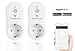 Produktbild Wasserstein Smart Home intelligenter Stecker Smart Home, WI-Fi-Steuerung All Ihrer Geräte Wo Immer Sie Sich befinden (2 Pack)