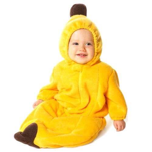 Museya Cute Yellow Banana Shaped Single-Layer Soft Fleece Baby Infant Toddler Sleeping Bag Sleep Sack Photography Prop - Size L