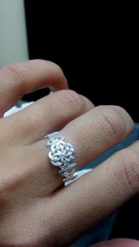 Geometric silver ring,triangles ring,everyday wear,sterling silver ring,wicker ring,thread ring,simple jewelry