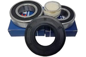 vm-doka Lagersatz Kugellager 6205 RS 6206 RS Wellendichtung 35x65,55x10/12 kompatibel mit einigen Samsung Waschmaschinen Frontlader