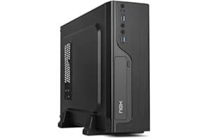 NOX XTREME PRODUCTS NOX LITE070 -NXLITE070- Mini tour avec alimentation 500W, USB 3.0, ventilateur 80mm, Micro ATX;ITX, panneau avant effet brossé, noir