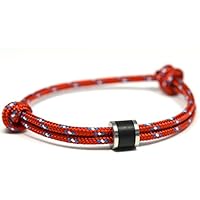 KOMIMAR Surfer Armband HELLION - cool lässiger Surf Style - Freundschaftsarmband - Skater - Segeln - Geschenkidee - Handgemacht - Yachting - Skipper - Strandschmuck - DIVER