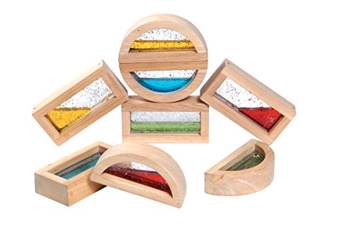 Guidecraft- Rainbow Blocks Shimmering Water, (1)