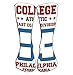 Produktbild jinhua1 Hohe Socken Outdoor Sports Men Women High Socks Stocking College Sports Team Jersey Design Athletic East Coast Philadelphia Pennsylvania College Sports Tile Length 19.7"(50cm)