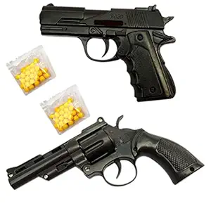 FunSiper Toy Toy Gun for Boys 7 + Years with 40 Bullets Toy Gun for Kids Weapon Pistol with Bullet Reload System Toy Gun for Kids with 40Pcs 6mm Bullets Toy Gun Pistol (Pack of 2)