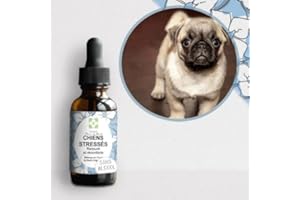 Conseil fleur de Bach® - Mélange Fleurs de Bach "Chien stressé" "SANS ALCOOL", Réconforter rapidement votre chien.Ceci est un anti stress naturel pour son quotidien- Fl 30 ml
