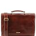 Produktbild Tuscany Leather 81414504 MANTOVA - TL SMART Multifach-Aktentasche aus Leder mit Klappe, Braun