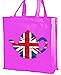 Produktbild Best of British, Teekanne Union Jack Baumwolle Einkaufstasche Pink,