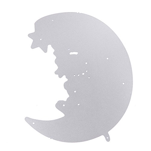 Amazingdeal365 niedliche Mond Metall Form Schablonen Schneiden DIY Dekor Sammelalbum Karten Buchzeichen Lesezeichen als Geschenk für Freunde Geburtstag Kinder,Kindergarten Hobby Schule Handarbeit Unterricht usw. Ein tolles Geschenk! - 5