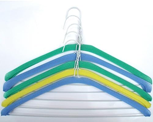 Weedoo 10 X Foam Cover Garment Protector Shoulder Guards for 40cm 16" Wire Hangers Laundry