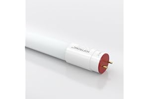 HOFTRONIC - LED Röhre 120cm - 18 Watt 3150 Lumen (175lm/W) - Super Bright - 6000K Kaltweiß - Ersetzt 105W (105W/840) Leuchtstoffröhre - Flimmerfrei - Neonröhre - LED Tube Inkl. Dummy Starter