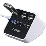 Cotop High Speed All-in-1 USB 2.0 Kartenleser USB Hub 3 * USB + MS/SD/M2/TF Kartenleser 7 Slots USB Combo (USB 2.0)