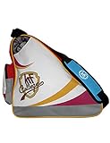 bolso para patines en linea bolsillo trasero y asa de colgar regulable.