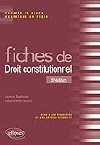 Fiches de Droit Constitutionnel
