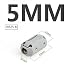 Produktbild DSZQ High speed hdmi kabel Abschirmung Interferenzen anti-STÖRUNGEN degauss ring Snap-in-Filtermaske magnetischer Ring abnehmbar für Navigator 5 mm (Grau und Weiß so bald wie möglich.