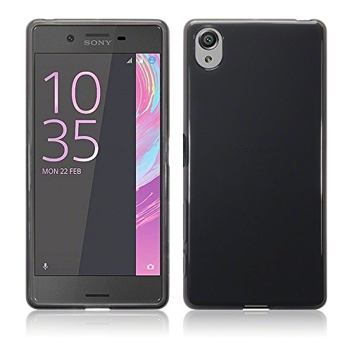 Sony Xperia X Funda Protectiva de TPU silicona estrecha - Negro humo
