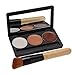 VALUE MAKERS 3 Colour Contour Palette - Professional Blemish Concealer - Make Up Foundation - Makeup Foundation Cosmetics - Contour Kit - Concealer Palette - Primer Makeup Palette - Cream Contour Palette - Concealers Set - Cream Contour Kit + Foundation Blusher Powder Makeup Brushes Free