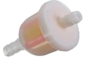 FILTRE A ESSENCE UNIVERSEL POUR DURITE 5MM - 6MM MOTO SCOOTER MOBYLETTE CYCLOMOTEUR TONDEUSE CARBURANT CONIQUE ROND TUYAU