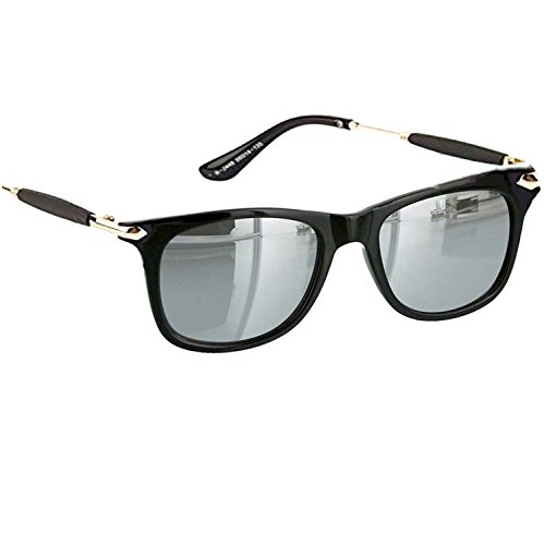 Younky Discount Offer On UV Protected Stylish Silver Mercury Square Wayfarer Sunglasses for Men Women Boys & Girls ( Silver Stick Silver Wayfarer ) - 1 Sunglass Case RS.299 (85.00% Off) - Amazon