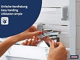 Leifheit Wandrollenhalter Parat ComfortLine für 3 Rollen, saubereSchnittkanten durch praktischen Schneidabroller, Küchenrollenhaltermit Folienschneider sorgt für griffbereite Folien-Enden - 3