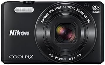 Nikon Coolpix S7000 Appareil photo num&eacute;rique compact 16 Mpix &Eacute;cran LCD 3" Zoom optique 20X Noir