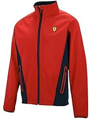 Ferrari Softshell – Chaqueta, tamaño L – Scuderia Ferrari Chaqueta – Fórmula 1 – Rojo