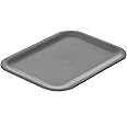 SmartStore Recycled Plastic Storage Basket Lid - Taupe - One size lid - Fits Recycled Baskets: 6L, 10L, 13L - Stackable and Nestable - L38 x W28 x H1 cm