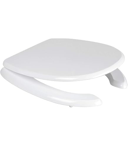 Copriwater Universale Tavoletta Copri WC In Legno MDF Bianco Coperchio Sedile Water Per Bagno - Foto 14