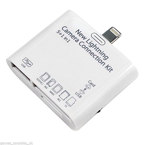 Althemax® 5-in-1 Blitz Camera Connection Kit USB / SD / TF Kartenleser für iPad Mini Air 5
