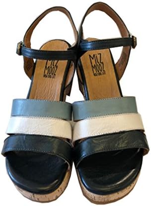 MIZ MOOZ NYC Women's Fashion Sandals Blue Ocean Blue Size: 6 UK