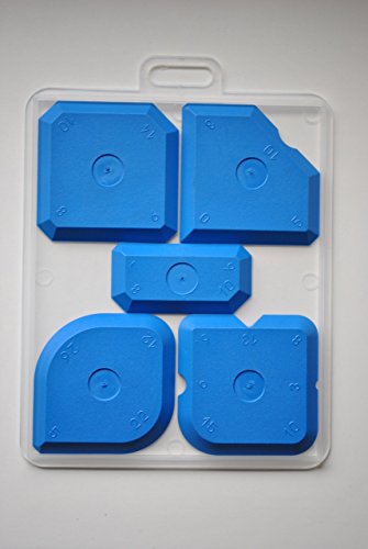 Fugenglätter (blau) Fugenabzieher, Fugenset, Silikonfuge, Fugenspachtel, Glättspachtel