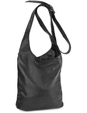 BELLI ital. Umhängetasche Cross Over Bag Damen Ledertasche Handtasche - Farbauswahl - 24x28x8 cm (B x H x T)