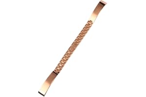 8mm 10mm 12mm 14mm Damklockarmband i rostfritt stål, metallersättning, universellt, ljust armband