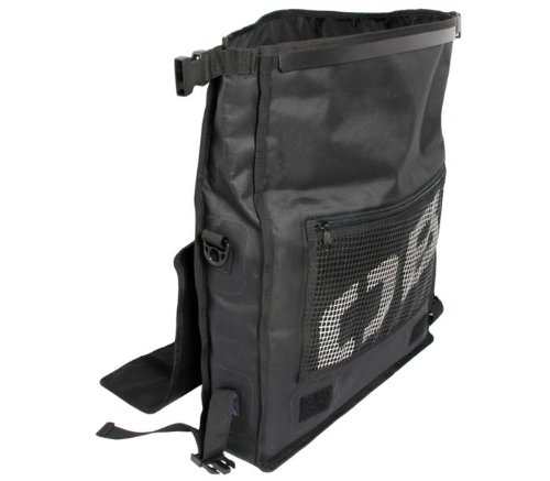 Overboard Wasserdichte Kurier Tasche, Carbon, 43 x 32 x 5 cm, OB1046C - 5