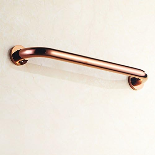 Rose gold bathroom handle full copper handle barrier-free smooth handrails bathtub toilet safety rails elderly non-slip handrails bathroom accessories towel racks