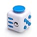 Produktbild Fidget Cube - Lovigo - Anti-Stress-Würfel Stresslöser Konzentration Kinder Erwachsene - Weiß/Blau